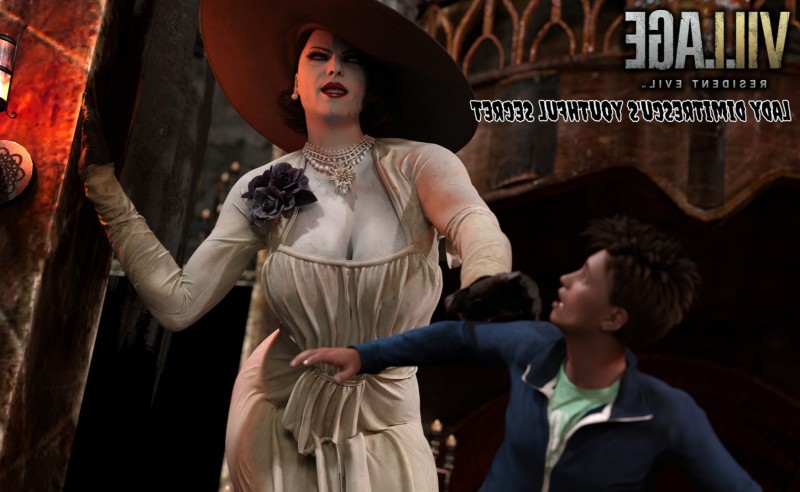 [ThuwaGTS] Lady Dimitrescus Growth Secret 3D Porn Comic