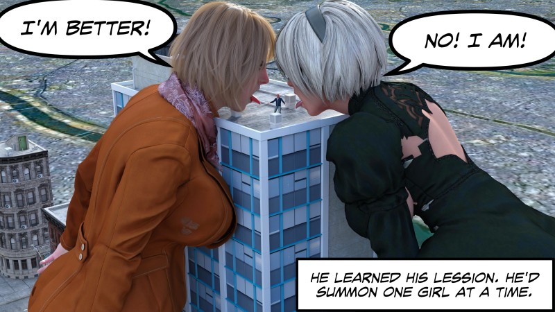 [ThuwaGTS] 2B or Ashley 3D Porn Comic