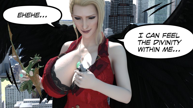 [ThuwaGTS] Black-Winged Angel Scarlet 3D Porn Comic