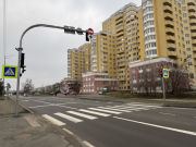 В столице обустроили два новых светофорных объекта с учетом стандартов безбарьерности