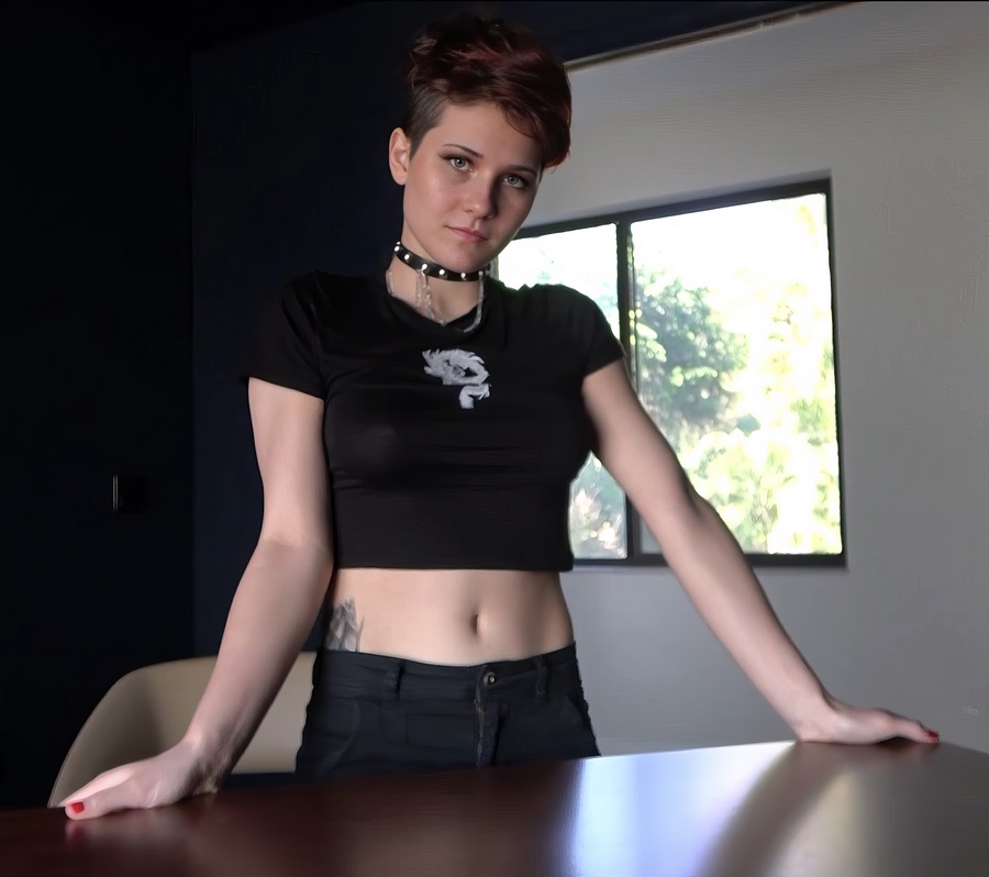 Секс шантаж молодой готки Секс шантаж молодой готки