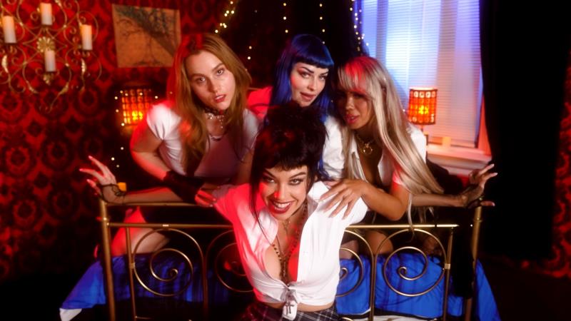 Jewelz Blu, Little Puck, Luna Luxe and Ophelia Fae - The Craft Vol 2 Strapon Sex Magic GGGG 4K [4K 2160P]