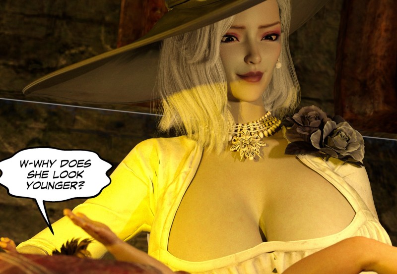 [ThuwaGTS] Lady Dimitrescus Growth Secret 3D Porn Comic