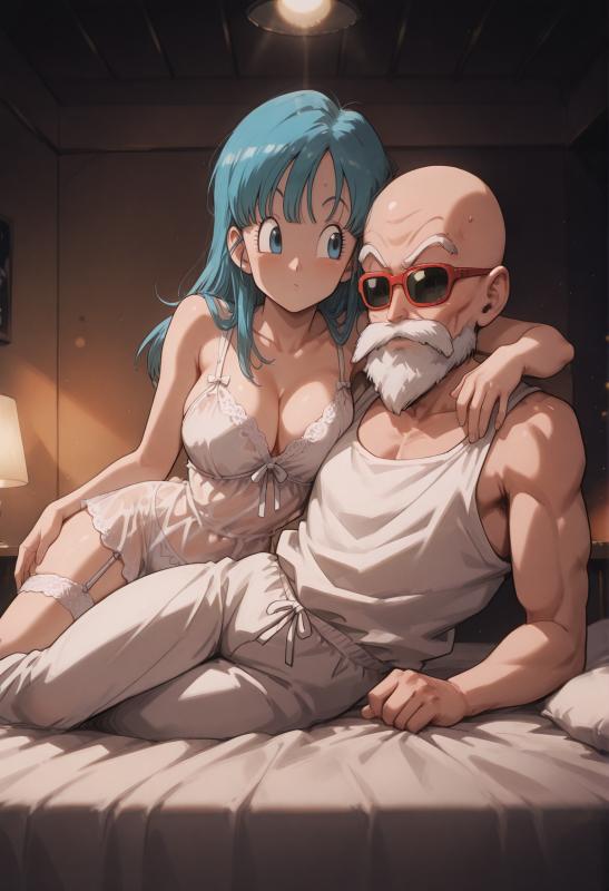 Scarlet_Meow - Bulma x Master Roshi AI Porn