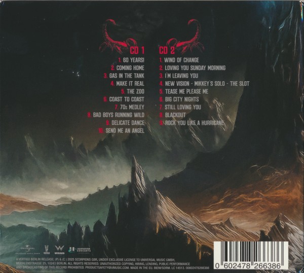 Scorpions - Coming Home Live (2025 2CD) (Lossless +320) Scorpions - Coming Home Live (2025 2CD) (Lossless +320)