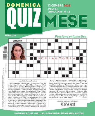 Domenica Quiz Mese N.360 - Dicembre 2025