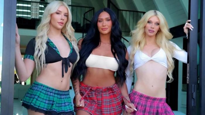 Leah Hayes, Eris Jolie, Bella Joie - Dolls & Dudes Orgy: Trans Anatomy 69-101 [FullHD 1080p]