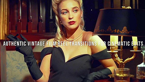 Videohive - Cinematic Film Reel Transitions � Old Movie Style FX 61028617 - Apple Motion 5, Final Cut Pro X