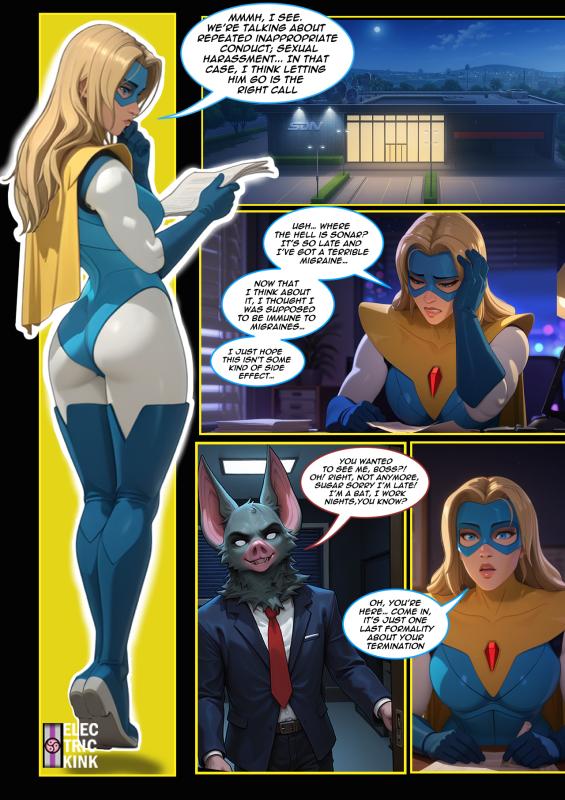 Electrickink - Blonde Blazer Bitch and Invisibitch! Dispatch Porn Comics
