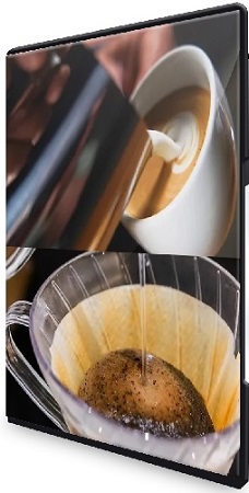 постер к [Russian Barista] Латте-арт. Как рисовать на кофе + Альтернативные методы заваривания кофе (2025) CAMRip