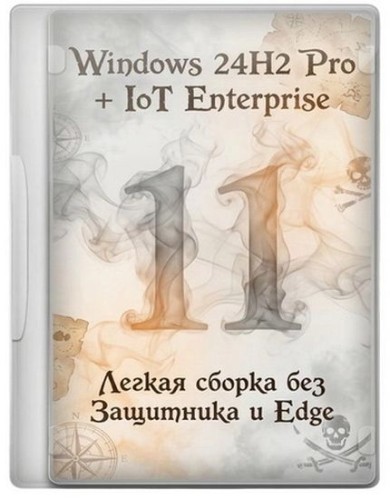Windows 11 Pro/IoT 24H2 26100.7462 Легкая сборка без Защитника и Edge (RUS/2025)