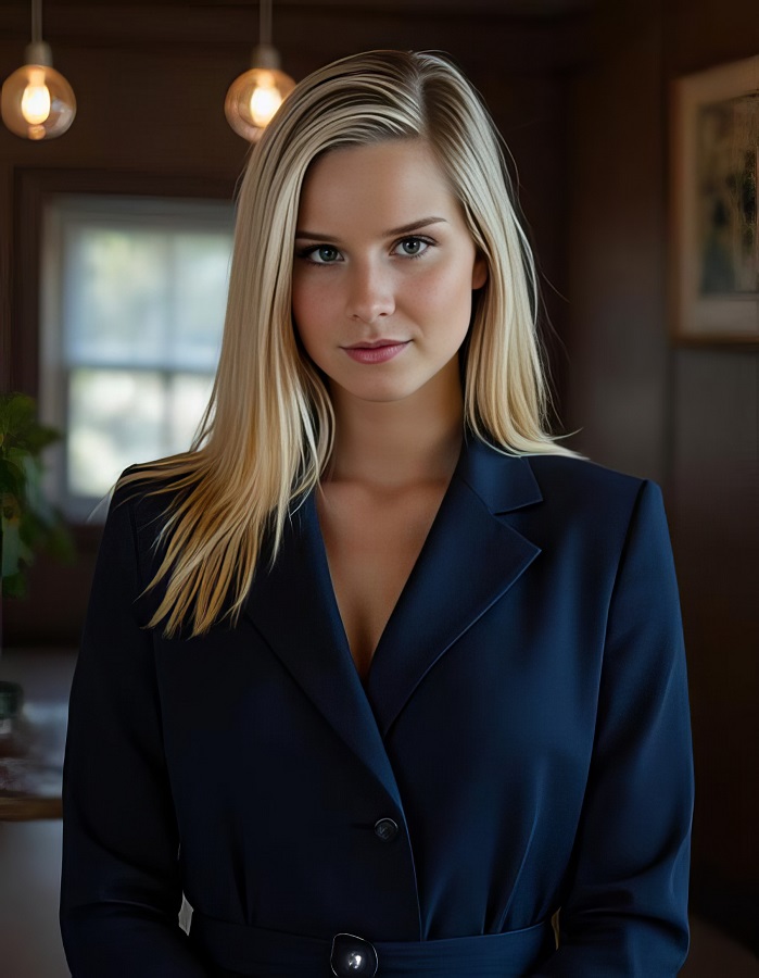 Секс с роскошной девушкой Marry Queen в синем платье Секс с роскошной девушкой Marry Queen в синем платье