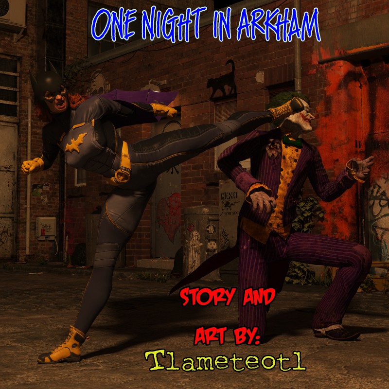 Tlameteotl - One Night in Arkham 3D Porn Comic