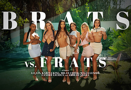 Brats vs. Frats by LifeSelector Porn Game