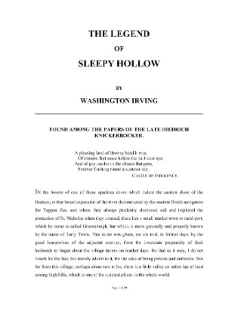 THE LEGEND OF SLEEPY HALLOW.doc - [AUDIOBOOKI]