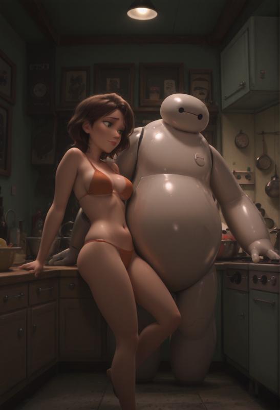 Scarlet_Meow - Cass x Baymax AI Porn
