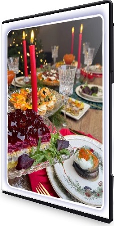 постер к Новогоднее меню под ключ а-ля русс [Тариф Профи] (2025) Видеокурс