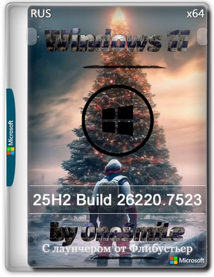 Windows 11 25H2 build 26220.7523 by OneSmiLe (RUS/2025)