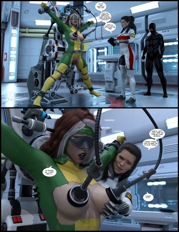 [El Meistro] Rogue - Heroine Down 3D Porn Comic