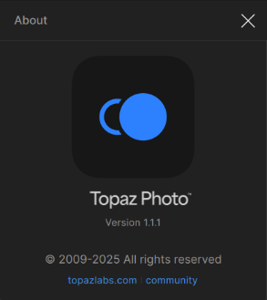 Topaz Photo Pro 1.1.1