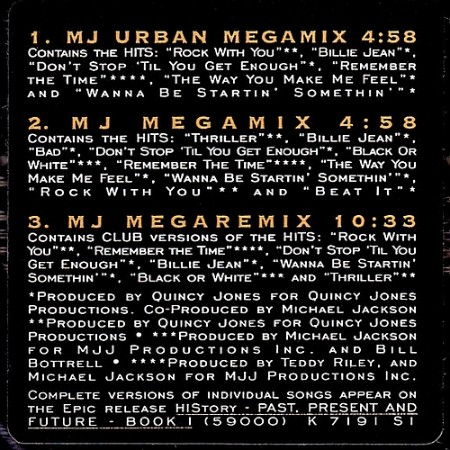 Michael Jackson - The Megamixes (1995) [cue, flac]