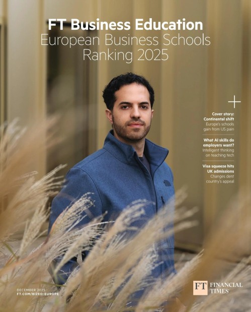 FT Business Education - European Business Schools Ranking, December 2025
