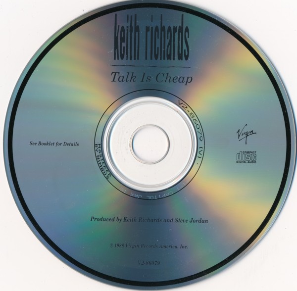 Keith Richards - Talk Is Cheap (1988) (Lossless + 320)