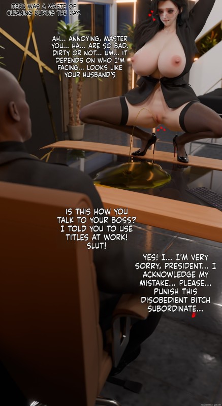 [xkaa] My Boss’s Wife and Her Black Boss 3D Porn Comic
