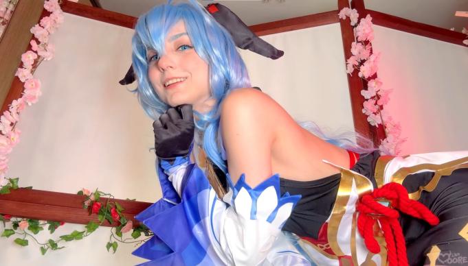 Lina Moore - Ganyu as a real naughty girl