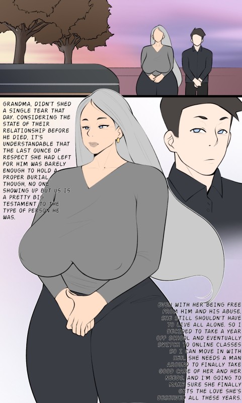 Jopuari - Grandma's Grief Porn Comics