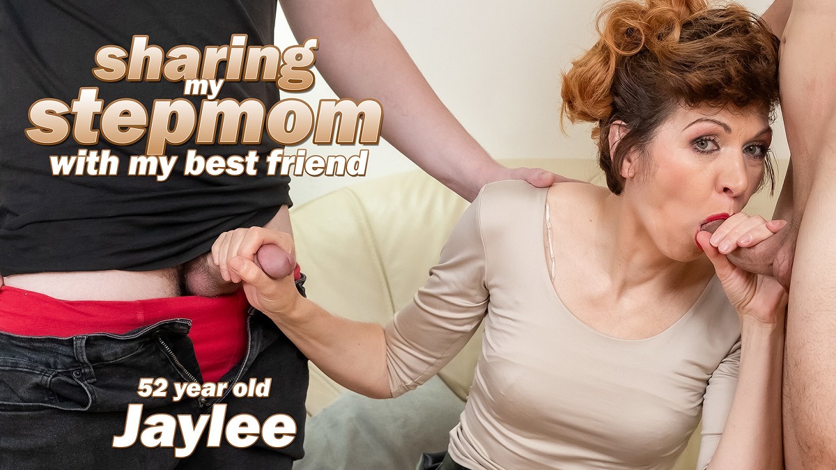 Jaylee , Bruno Baxter  & Erik  - 52 year old stepmom Jaylee caught her stepson and his best friend measuring cocks and wants both