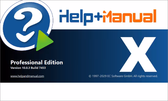 Help & Manual Professional 10.0.3 Build 7453