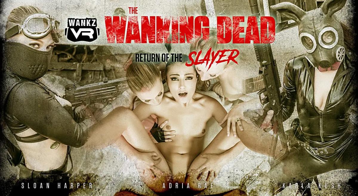 Adria Rae, Karla Kush, Sloan Harper - The Wanking Dead: Return of the Slayer