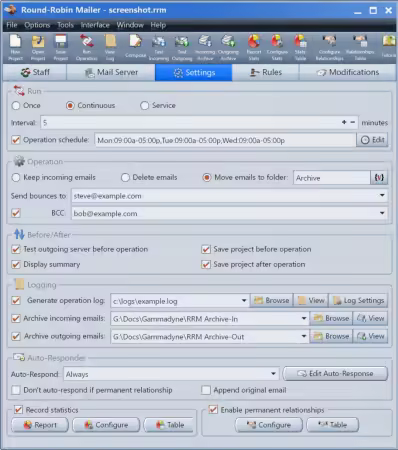 Gammadyne Round-Robin Mailer 36.0