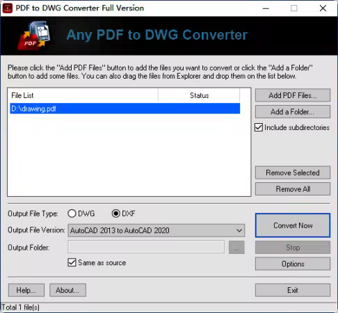 AnyDWG Software PDF to DWG Converter 2027.0 AnyDWG Software PDF to DWG Converter 2027.0