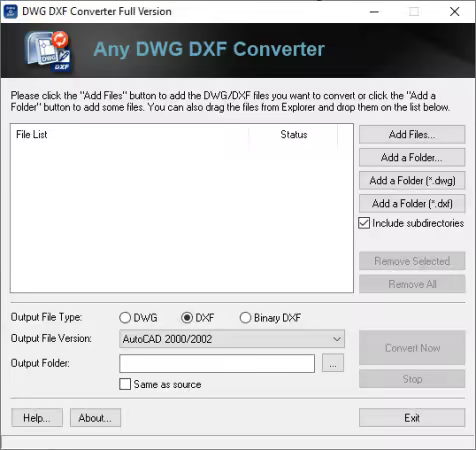 AnyDWG Software DWG DXF Converter 2027.0 AnyDWG Software DWG DXF Converter 2027.0