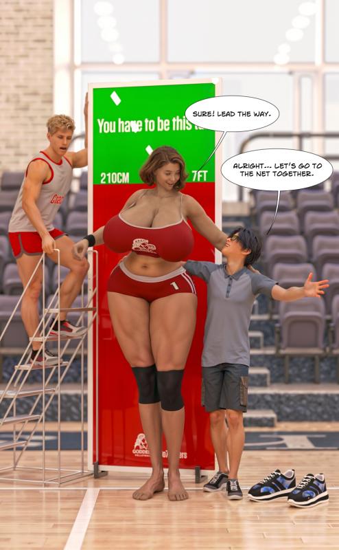 Giantposer - Goddess Volleyball 3D Porn Comic