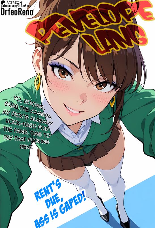 Orfeo Reno - Penelope Lang Porn Comics  / AI Porn