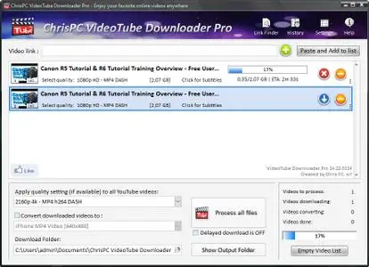ChrisPC VideoTube Downloader Pro 15.26.0115 Multilingual