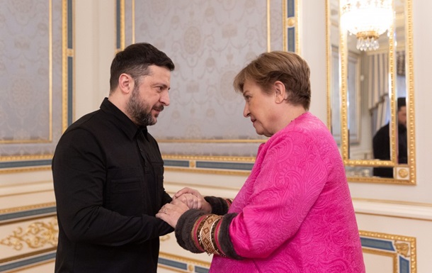 Зеленский встретился с директором МВФ