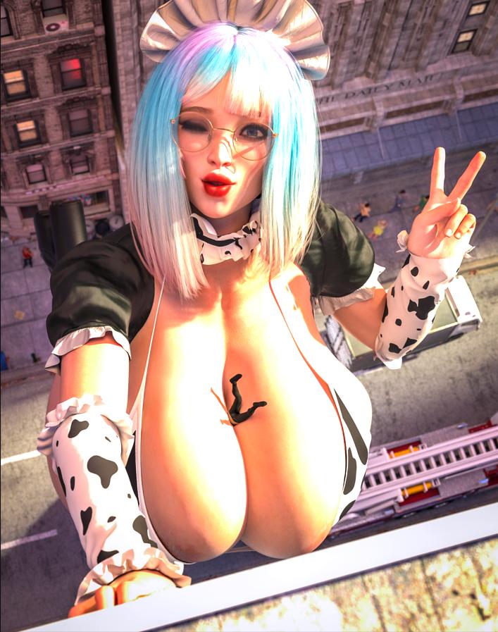 AlavGTS - Cleaning with Charlotte 3D Porn Comic