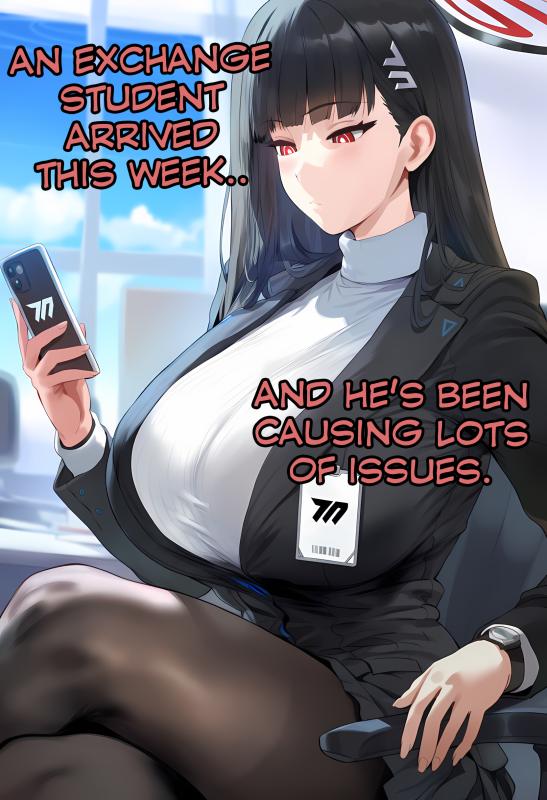 Himeno - Rio and the Exchange Student Porn Comics / AI Porn