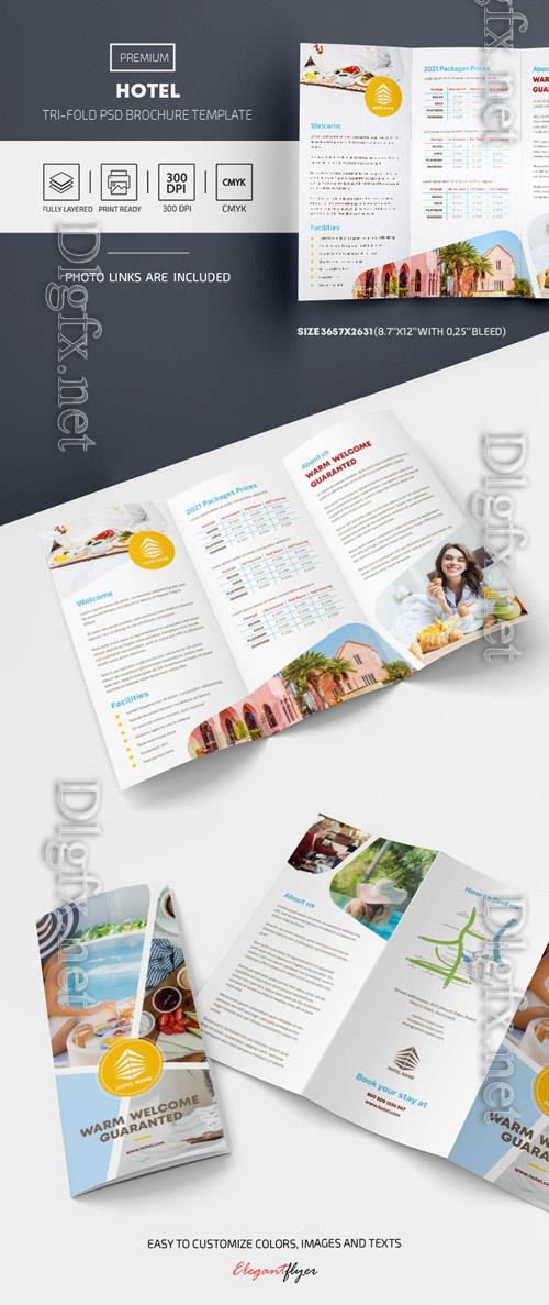 Hotel Brochure Design Template - Elegantflyer