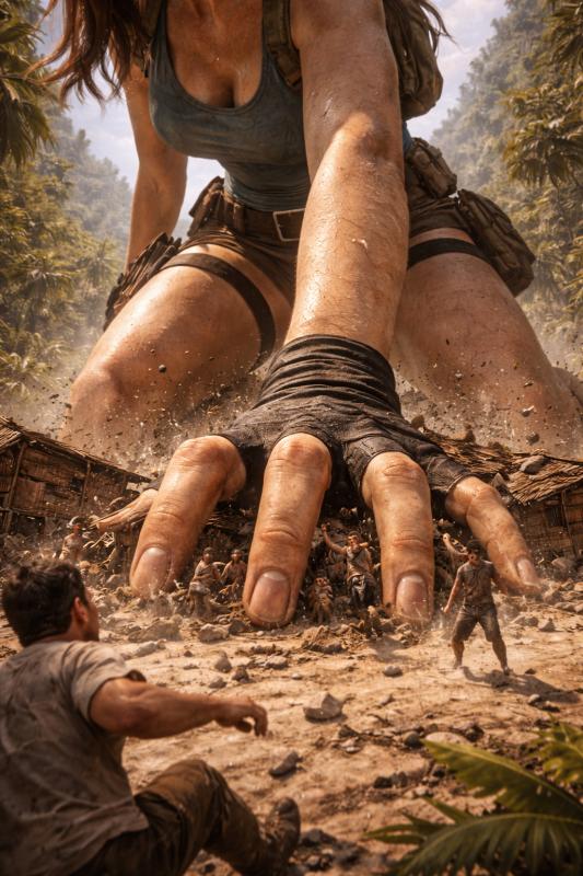 Dragernen - Giantess 14 - Ai generated AI Porn