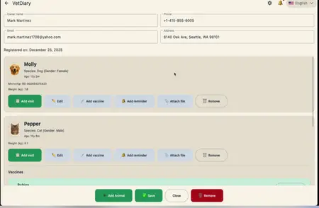 MeLine VetDiary 1.5 Multilingual (x64)