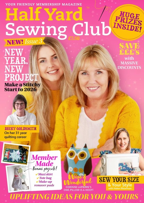 Half Yard Sewing Club - Issue 3 2026