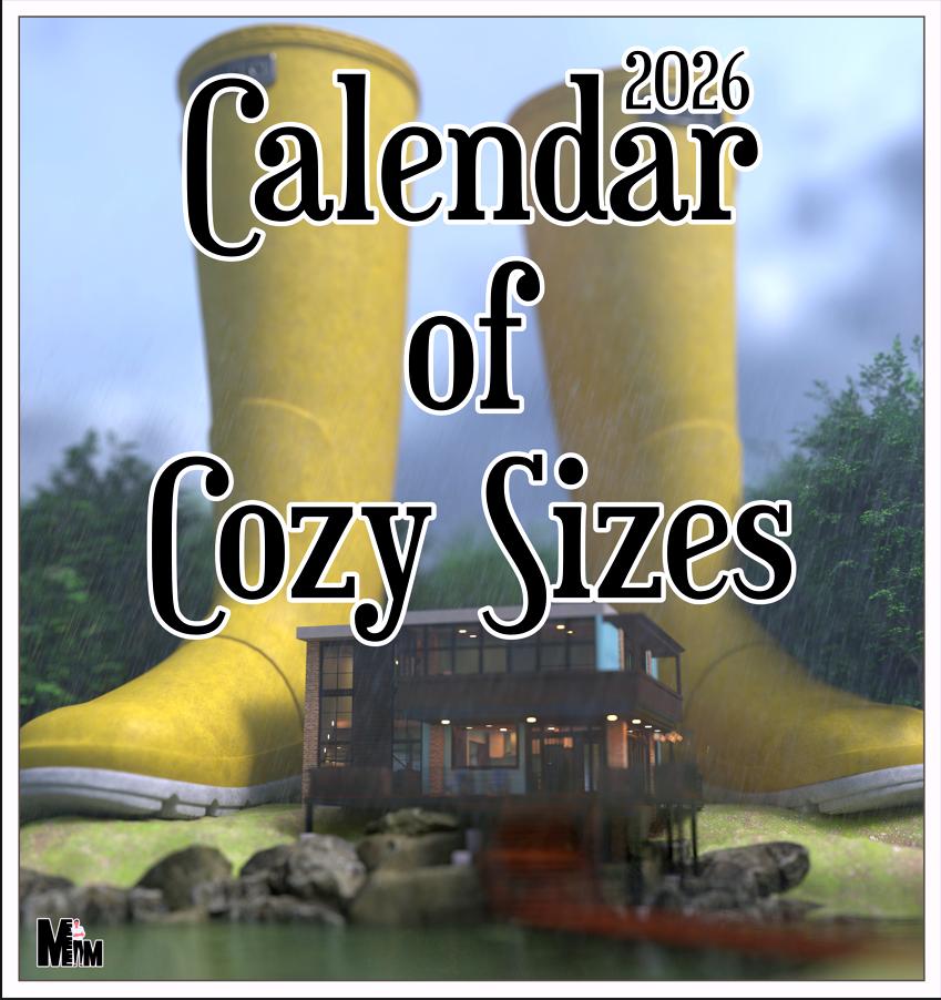 MeasuredMan - 2026 Calendar of Cozy Size 3D Porn Comic