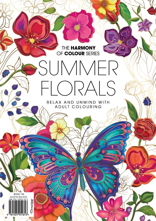 Colouring Book - Summer Florals, 2026