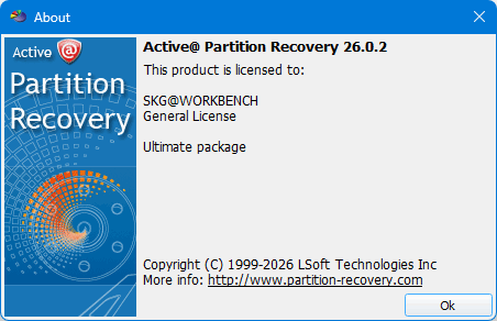 Active Partition Recovery Ultimate 26.0.2.2