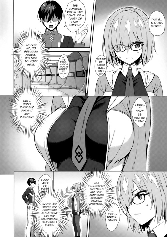 Derauea - Mash Kyrielight Sleeping Violating Examination Report Hentai Comics